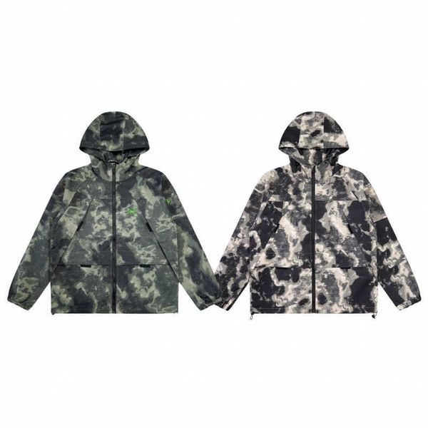 

arc jacket designer storm jackets autumn camouflage outdoor windproof waterproof breathable zipper cardigan coat hooded men women, Black;brown