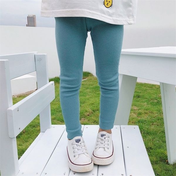

leggings tights 2 8t for girls toddler kid spring autumn clothes soft cotton stretch pants sport fitness sweet cute trousers streetwear 2210, Blue
