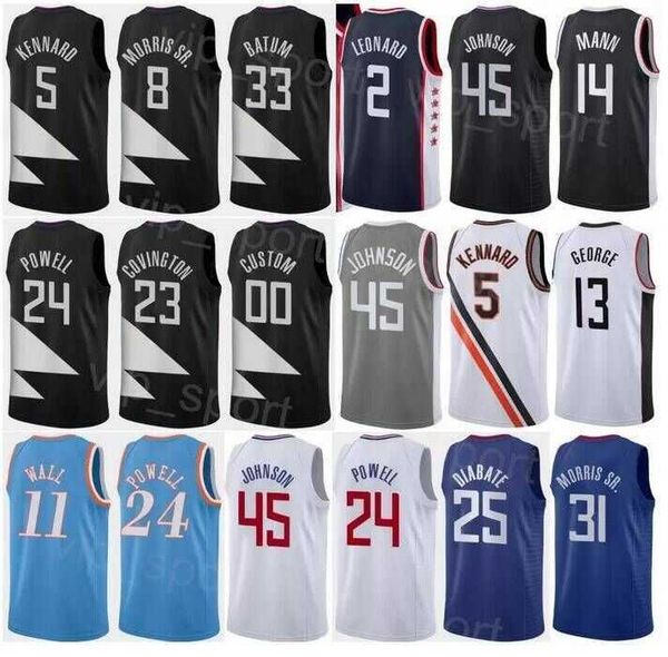 

mens womens youth la''clippers''custom paul 13 george kawhi 2''leonard 11 john wall 24 norman powell 1 reggie, Black;red