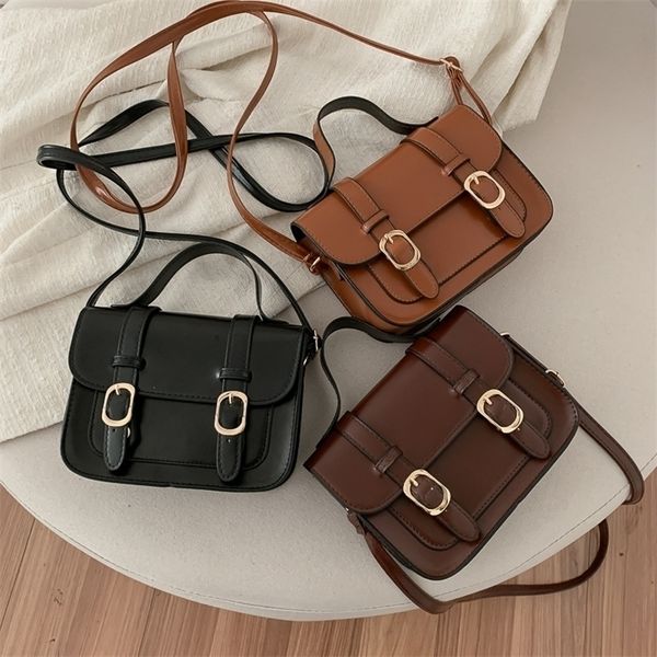 

evening bags style winter vintage flap lock classic women bags casual leather shoulder bags clutch crossbody bag handbag messenger 221006