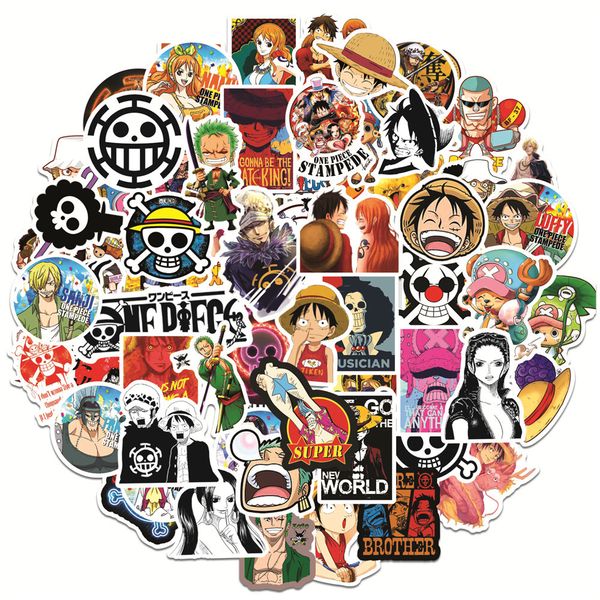 

100pcs anime mixed stickers vinyl waterproof stickers for lapwater bottles