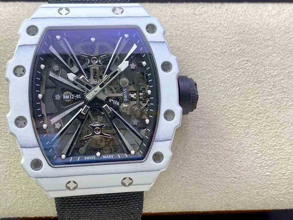 

multi-function superclone watches wristwatch designer kv watch rm12-01ntpt true tourbillon manual chain movement rm055 ceramic case sapphire, Slivery;golden