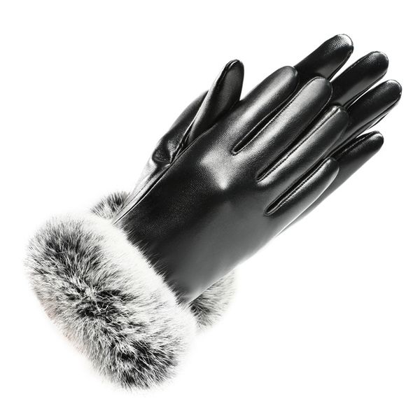 

fashion handmade ladies warm gloves touchscreen driving glove for gift, Blue;gray