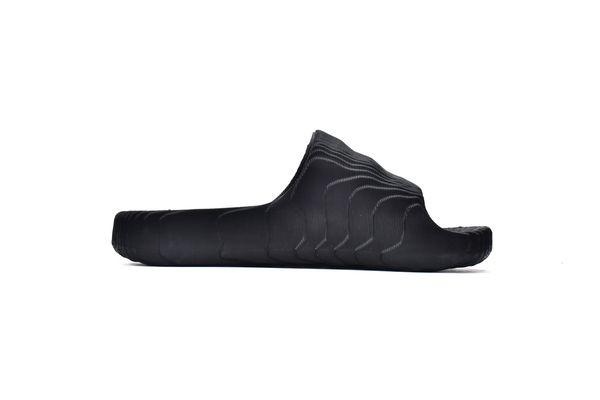 

men summer sandals adilette 22 slides beach slipper 3d printing, Black