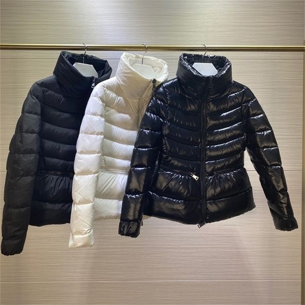 

womens down parkas winter down coat for women short black thick warm puffer jacket fashion outerwear 221007