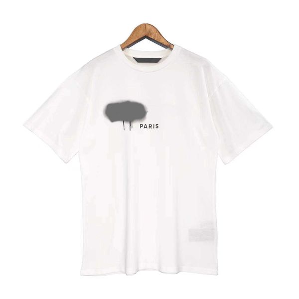 

men's t-shirts designer t shirt palm tshirt for men boy girl sweat tee shirts printing letter breathable casual angels t-shirts 100% pu, White;black
