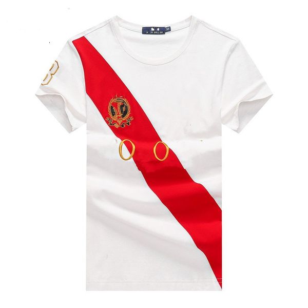 

wholesale 2031 summer new polos high end casual fashion men's bear embroidery lapel short sleeve polos shirt 100% cotton s-2xl, White;black