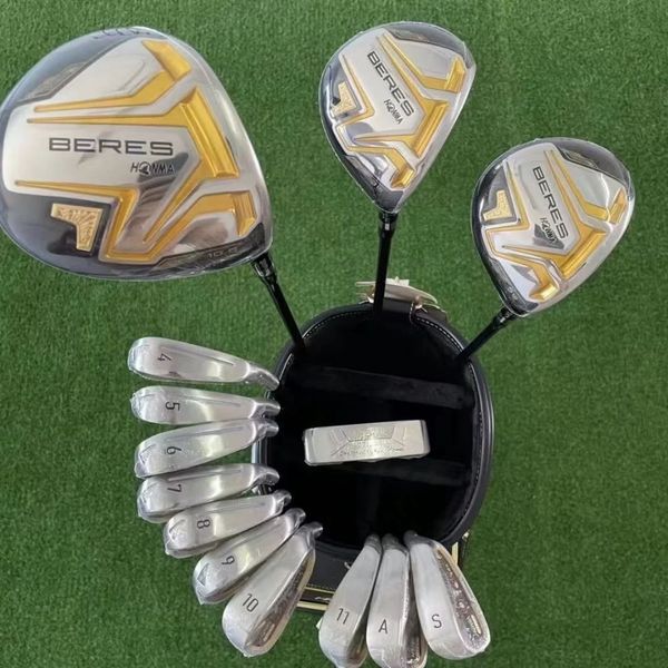 

complete set golf clubs honma s-08 driver fairway woods and golf irons putter r sr stiff flex is available