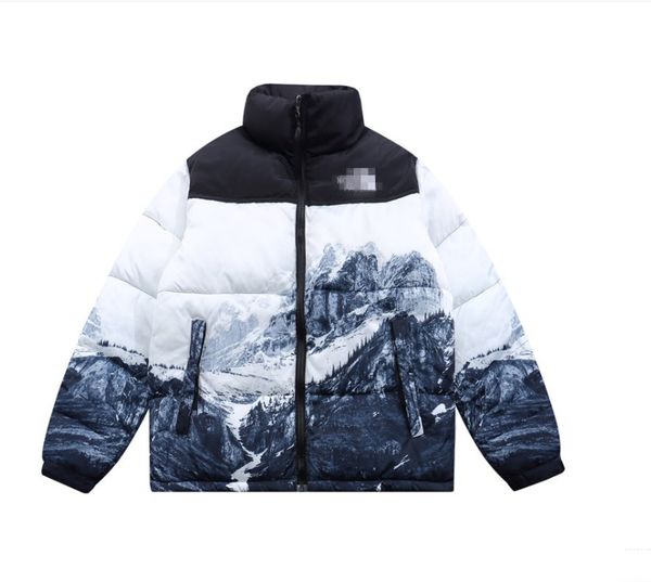 

winter mens down jackets womens puffer jacket snow outdoor parka nf coats cloting letter appliques designer coat warm windproof outwear655, Black