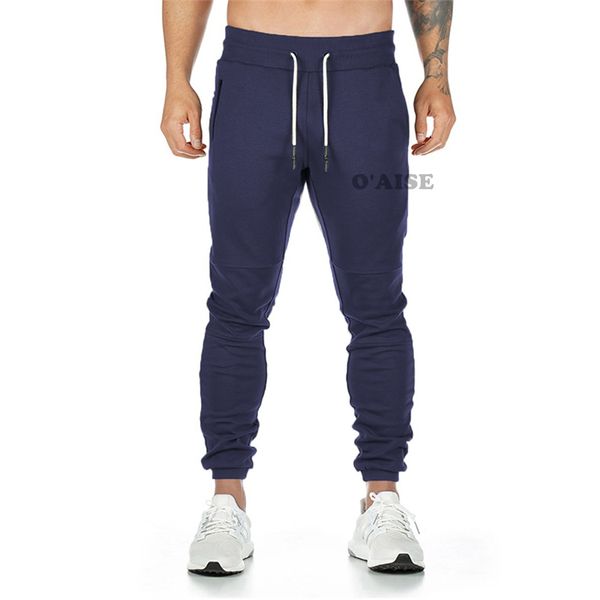 

men's gym skinny sweatpants outdoor cotton track pant bottom jogger trousers sck01, Black;green
