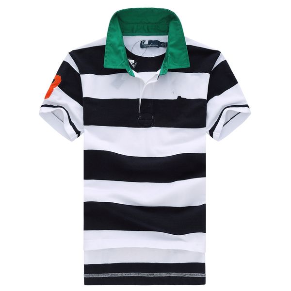 

designer wholesale summer 2146 new polos high end casual fashion men lapel embroidered short sleeve polos shirt 100% cotton s-2xl, White;black