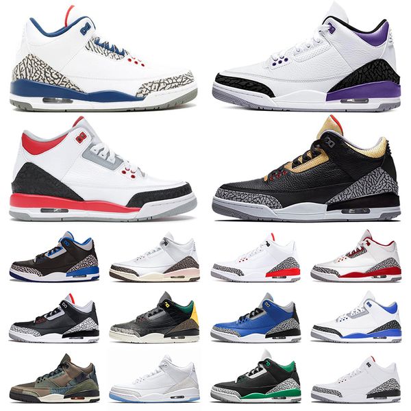 

2022 new jumpman 3 mens basketball shoes black gold trainers outdoor fire red designer 3s dark iris ture blue fashion sports sneakers big si