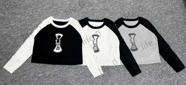 

brand cardigan womens sweater fashion color-coded letter logo printed cardigans round collar pullover knitwear casual women sweaters 3 colo, White;black