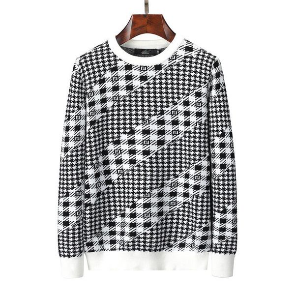 

men's sweaters men hoodies luxury letter knitwear winter mens clothing crew neck long sleeve designer pull, White;black