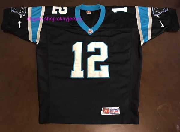 

new jerseys pro retro line kerry collins football jersey mens kids stitched throwback jerseys, Black