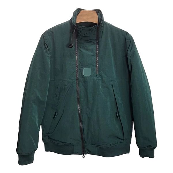 

mens down parkas autumn winter men down jacket outdoor warm zipper pocket stand collar black green mxxl doudoune homme ma568 2201006