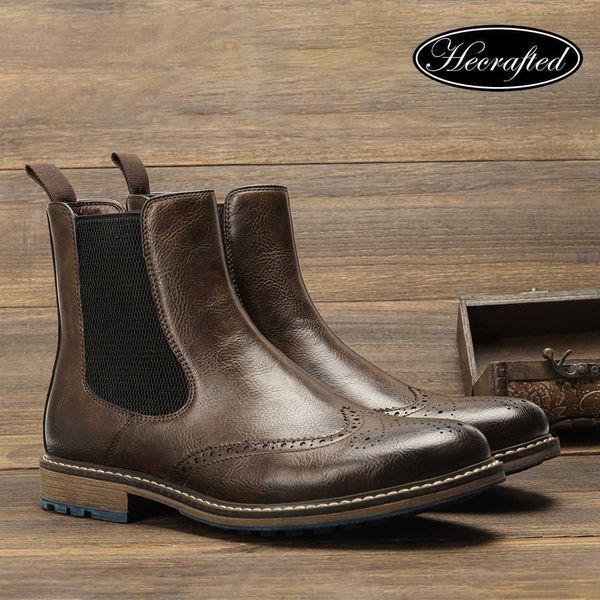 

chelsea boots men 2022 comfortable fashion autumn leather #al661, Black