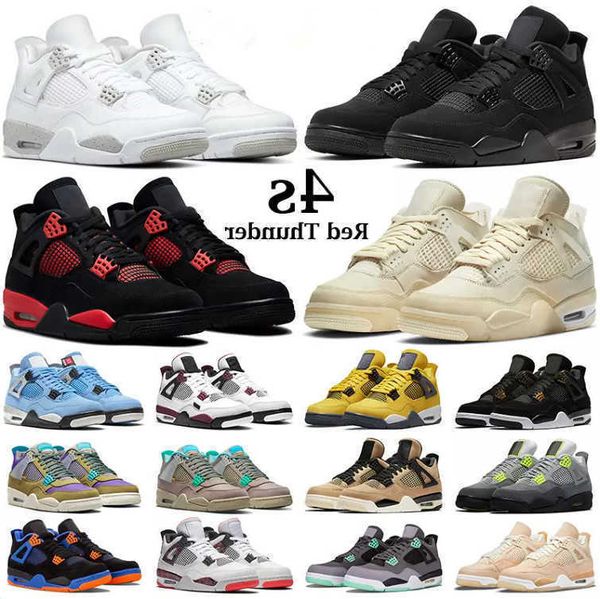 

basketball shoes designer sneakers red thunder fire cactus jack university blue white oreo 2022 mens womens jumpman 4s