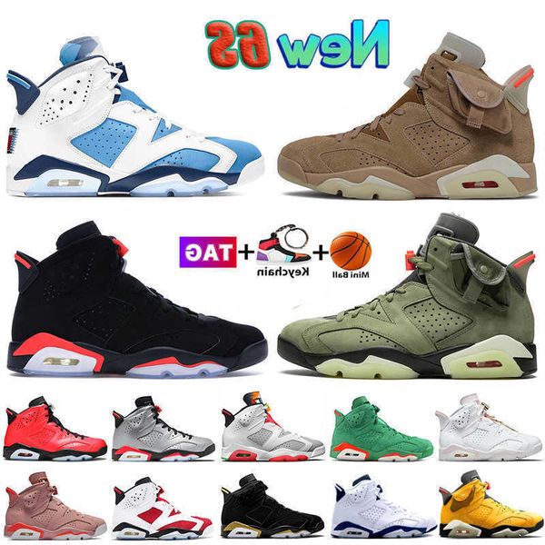 

men women 6s basketball shoes university blue carmine bordeaux electric green hare midnight navy unc infrared white barely rose