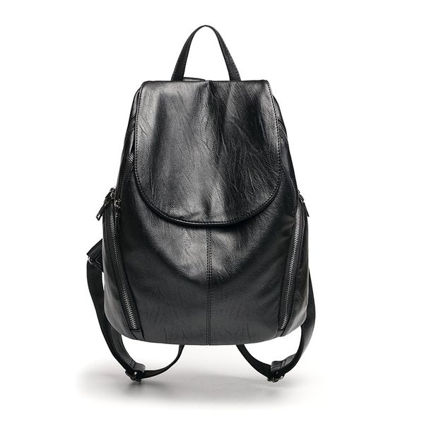

women backpack style genuine leather fashion casual bags small girl schoolbag business lapbackpack charging bagpack rucksack sport&outdoor p