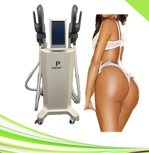 

hiemt ems sculpting machine 2022 hiems slimming magnetic muscle stimulation salon beauty spa butt abdominal 4 handles pad sculpt shape shapi