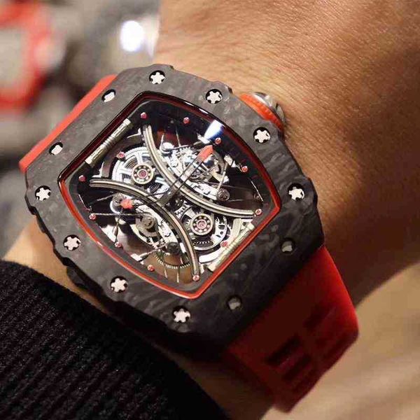 

multi-function superclone watches wristwatch designer luxury mens mechanics watches richa milles wristwatch business leisure rm53-01 fully a, Slivery;golden