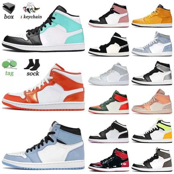 

golf shoe basketball shoes runinng trainers sneakers mid tropical twist iglo mens electro orange university blue 1s mens womens jumpman 1