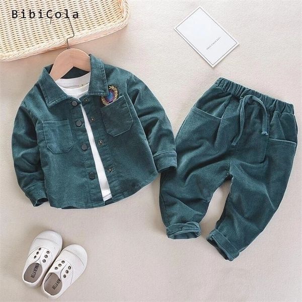 

clothing sets baby boy clothes autumn and winter children's suit cartoon pants 2pcs children boys casual clothes 1-2-3-4y 221007, White