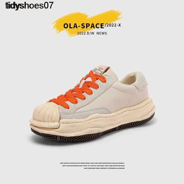 

designers small design casual and versatile shoes men's thick soles mihara yasuhiro shell head dissolved shoes men's shoes, Black