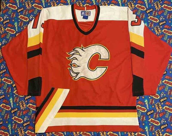 

new jerseys stitched rare retro starter german titov hockey jersey mens kids throwback jerseys, Black