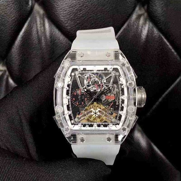

multi-function superclone watches wristwatch designer luxury mens mechanics watch richa milles wristwatch business leisure rm56-01 fully aut, Slivery;golden