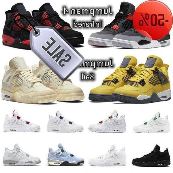 

jumpman 4 4s mens women infrared red thunder sail black cat gum lightning wild things university blue shimmer cool grey men