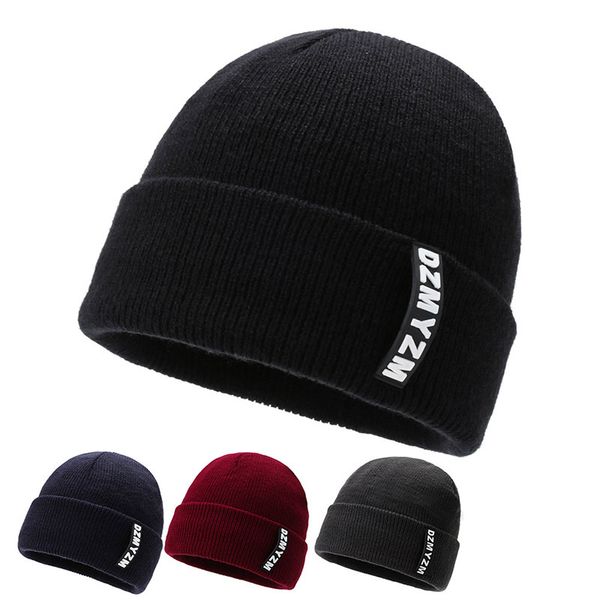 

classic designer autumn and winter beanie popular style men's and women's fashion simple universal knitted hat hair outdoor warm a, Blue;gray