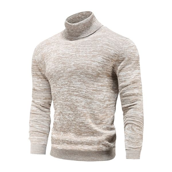

mens sweaters winter mens turtleneck sweaters cotton slim knitted pullovers men solid color casual sweaters male autumn knitwear 221007, White;black