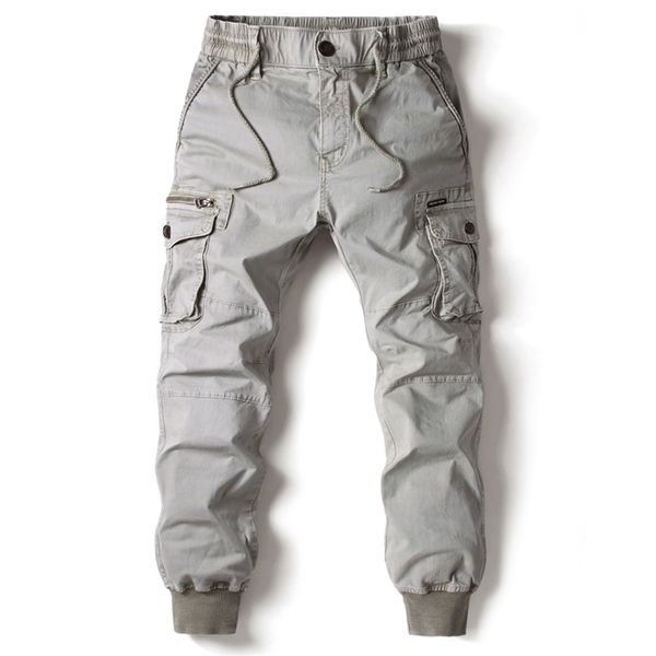 

mens pants cargo pants men jogging casual pants cotton full length military mens streetwear mens work tactical tracksuit trousers plus size, Black