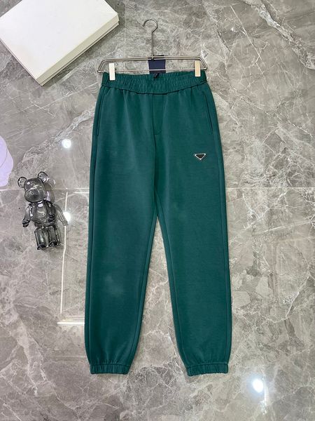 

design new men's casual pants autumn piece luxury sports trend versatile pants, Black