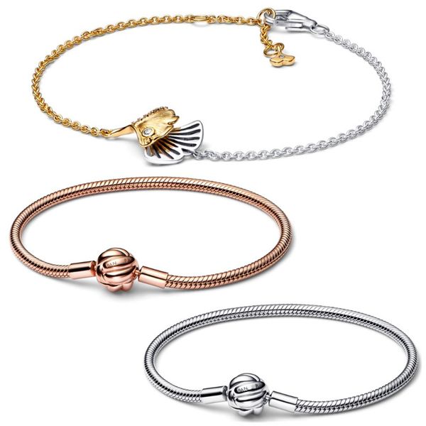 

gingko flying charm bracelets original fit pandora bracelet designer new women jewelry gift, Golden;silver