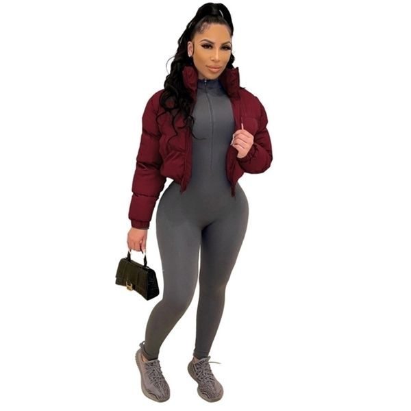 

women's down parkas crop puffer jacket women black zipper v neck long sleeve ladies warm down short parkas coats outwear short coat thi