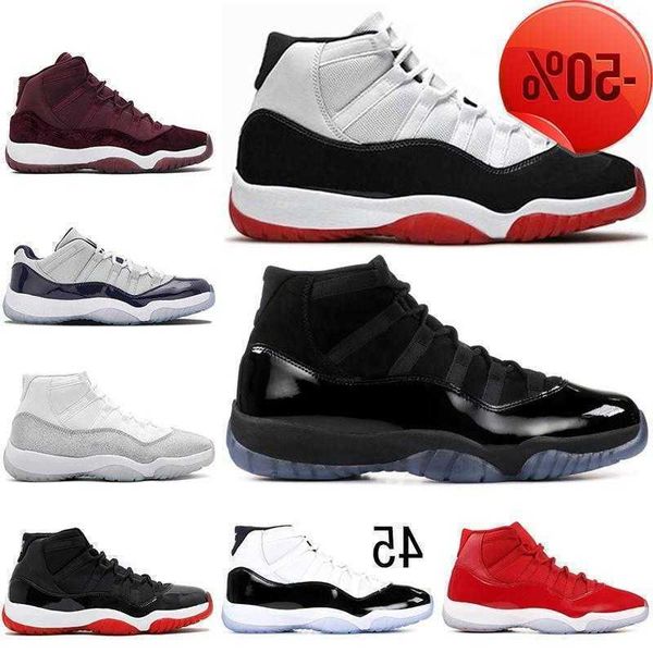 

jumpman men women 11 basketball shoes 11s bred concord gamma blue cap and gown space jam infrared varsity red sneakers eur 36 -47