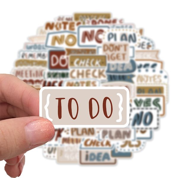 

60pcs cartoon english words stickers non-random for car bike luggage sticker lapskateboard motor water bottle snowboard wall decals kids gif