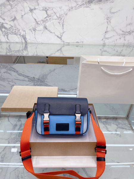 

luxury designer shoulder bags woman handbags messenger bags fashion crossbody flip purse double spell color zipper 2022