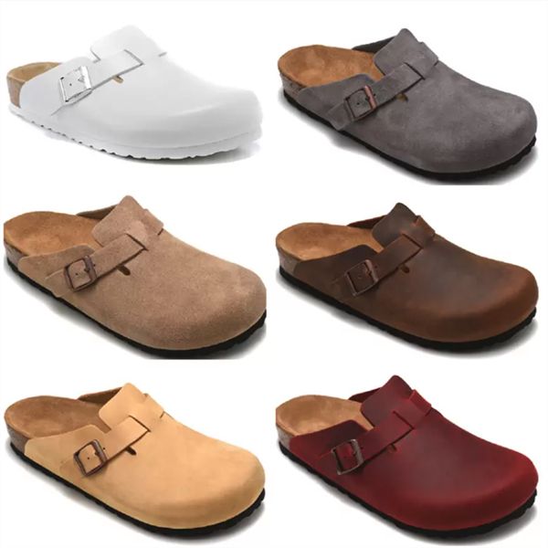 

designer slippers men slipper women slides birk flip flops platform sandals bathroom striped casual comfortable slide cork flat clogs, Black