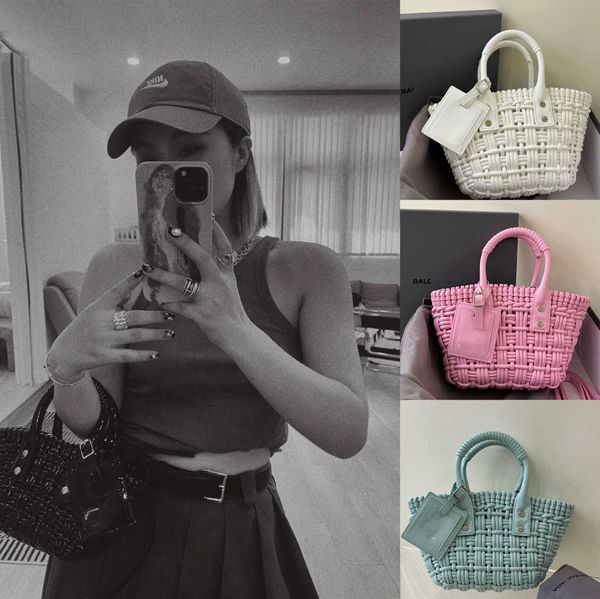 

designer luxury womens bag balencigas handbag b-shaped paris single shoulder messenger fashion square gift shoulder oblique span versatile h