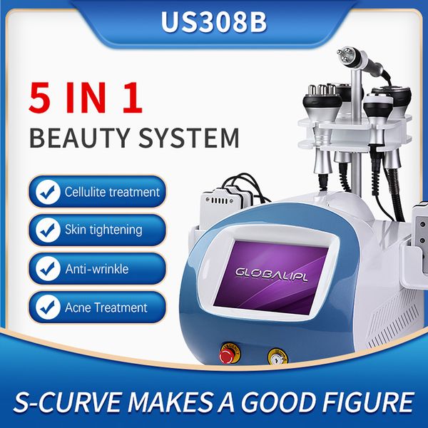 

ultrasonic cavitation body slimming machine for fat burning cellulite slimming beauty equipment