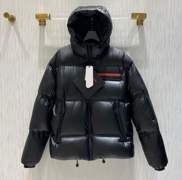 

designer down jackets man woman winter down coats hooded loose letter print parkas coat black puffer jacket fashion clothing s-l