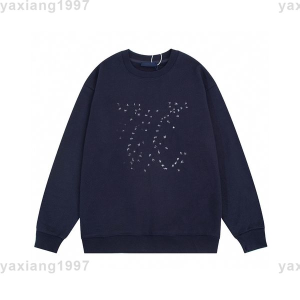 

2023ss spring and summer new sweatshirts high grade cotton printing shirt short pants sleeve round neck panel t-shirt size s-m-l-xl--xxxl, Black;brown