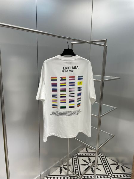 

2023ss spring and summer new sweatshirts high grade cotton printing shirt short pants sleeve round neck panel t-shirt size s-m-l-xl--xxxl, Black;brown