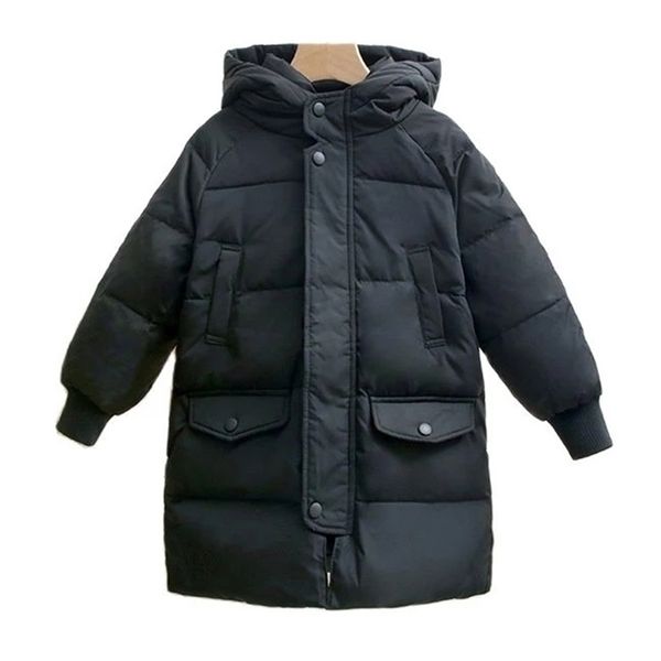 

down coat winter kids girls long coats children boys jackets fashion thick hooded white duck snowsuit 2 14y teenagers overcoat parkas 221007, Blue;gray
