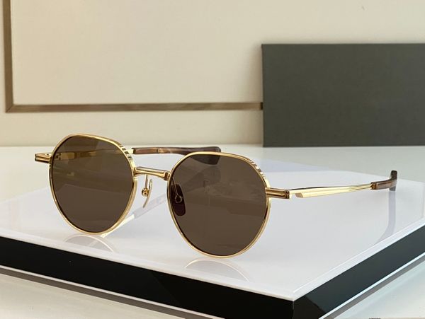 

designer sunglasses for women mens cat eye metal fashion vintage sun glasses men woman design material golden frame brown uv400 protection l, White;black