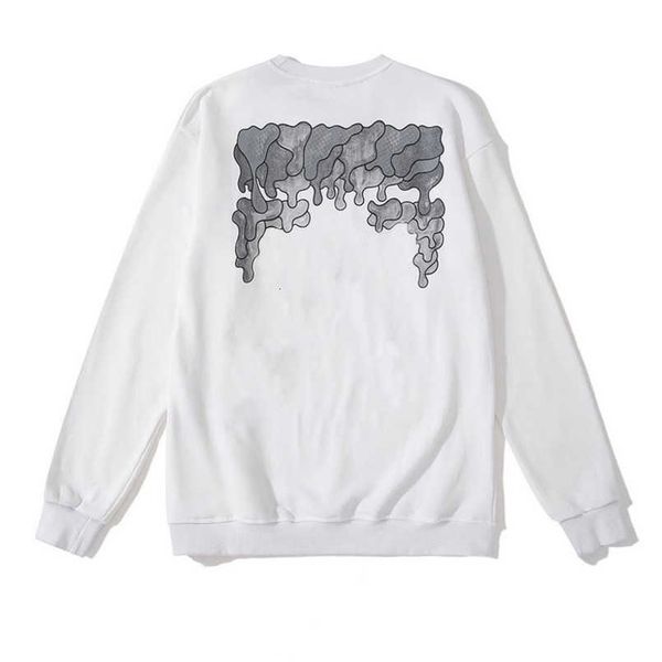 

men's fleece classic brand mens sweatshirts offs luxury designers fashion back print arrow x hoodies loose hip hop hoodie autumn winter, Black
